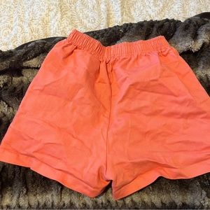 Orange linen urban outfitters shorts size small